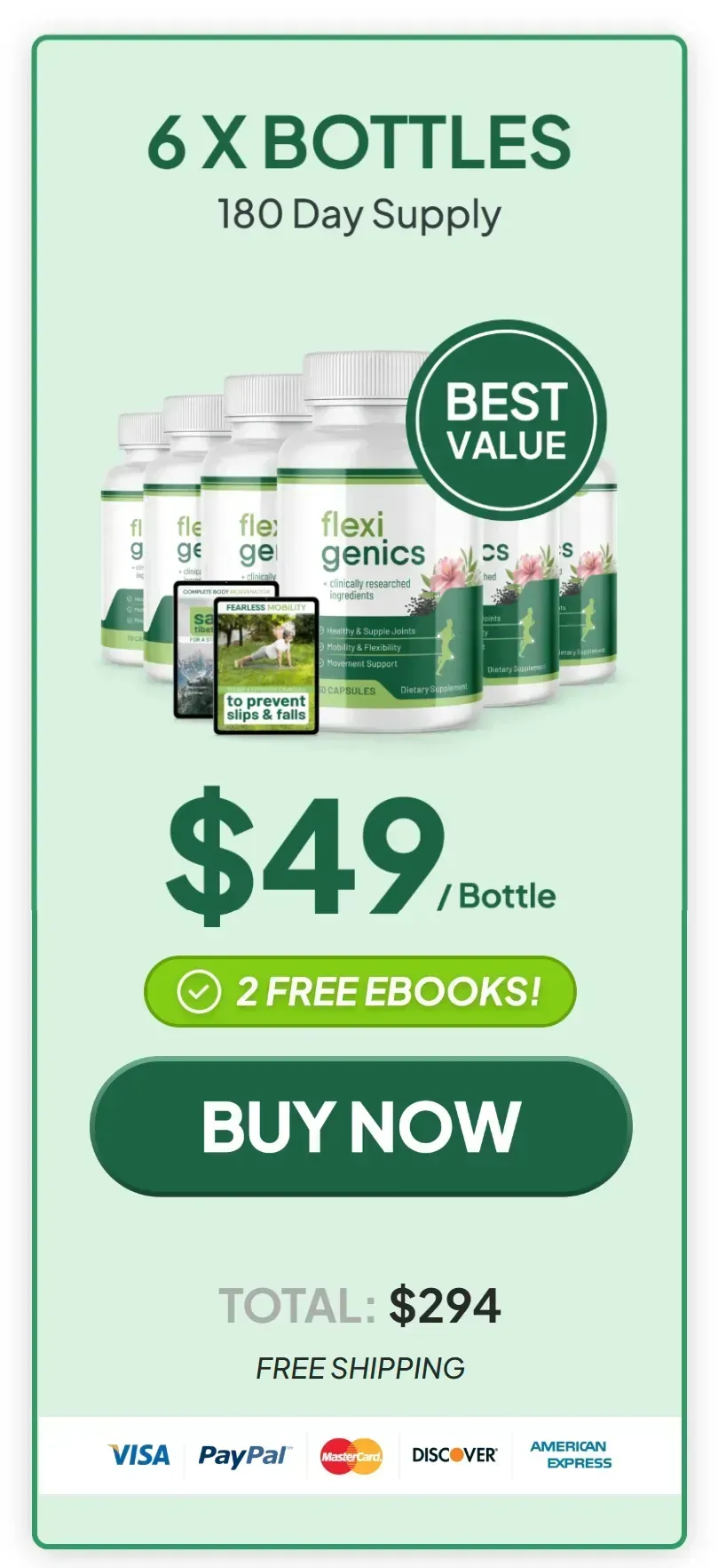 Flexigenics 6 bottle